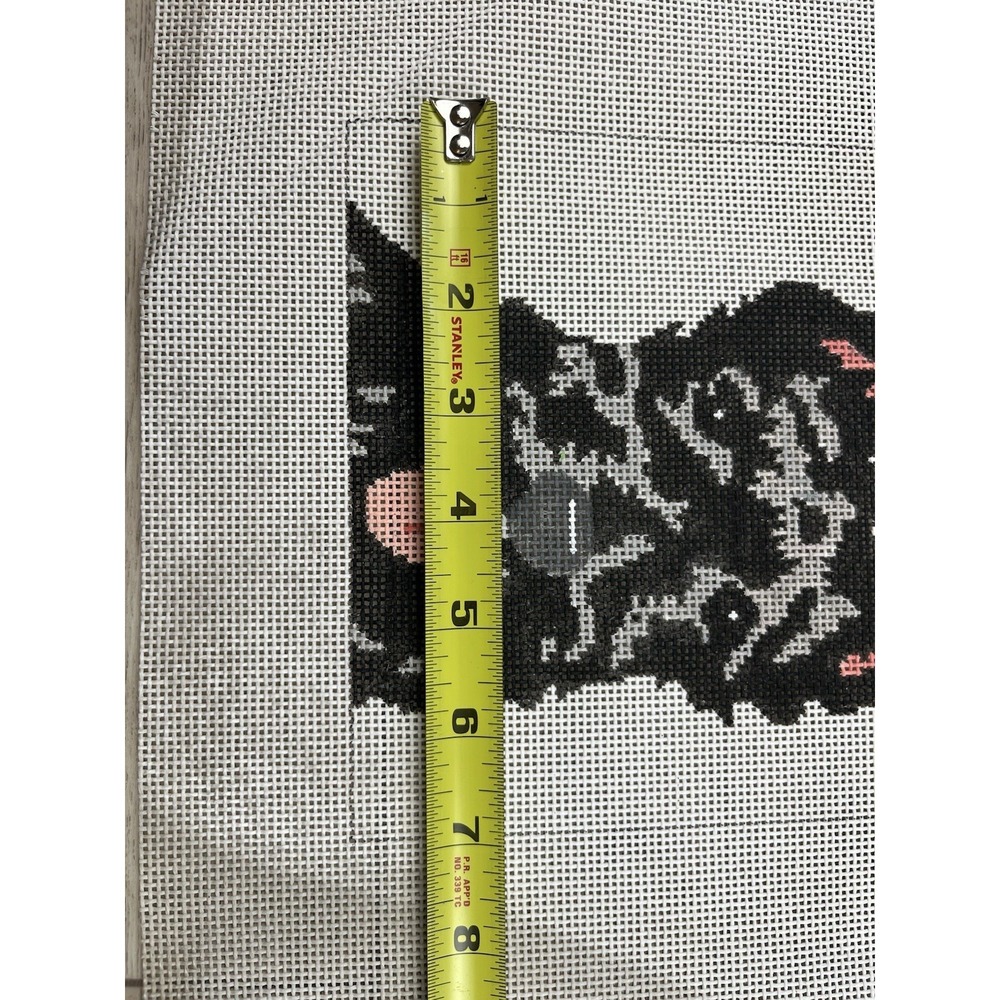 Cat's Cradle Handpainted Needlepoint Canvas Scottie Dog Aberdeen Scotch Terrier‎ - Picture 4 of 8
